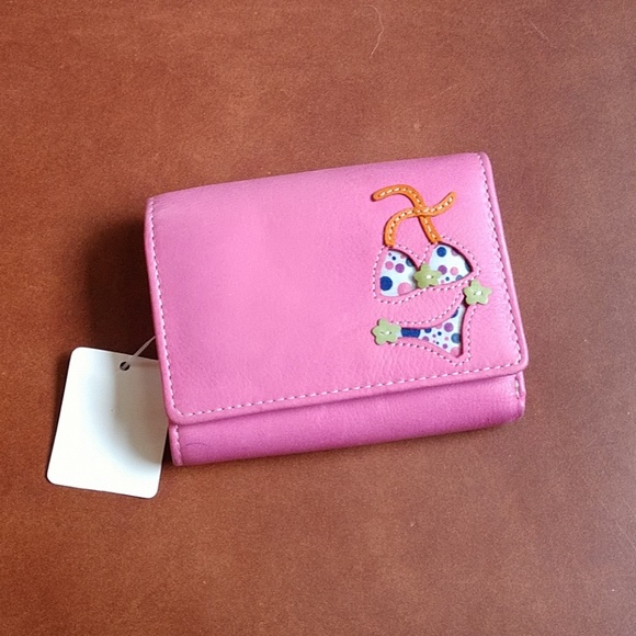 Fossil Handbags - BNWT genuine leather bikini wallet 👙